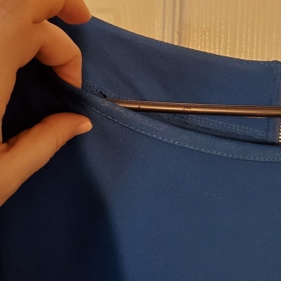 𝅺j. Crew Factory Blue Dress - Picture 6 of 12